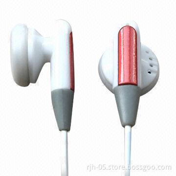 High Quality Flat Wire Earphone with CE/RoHS